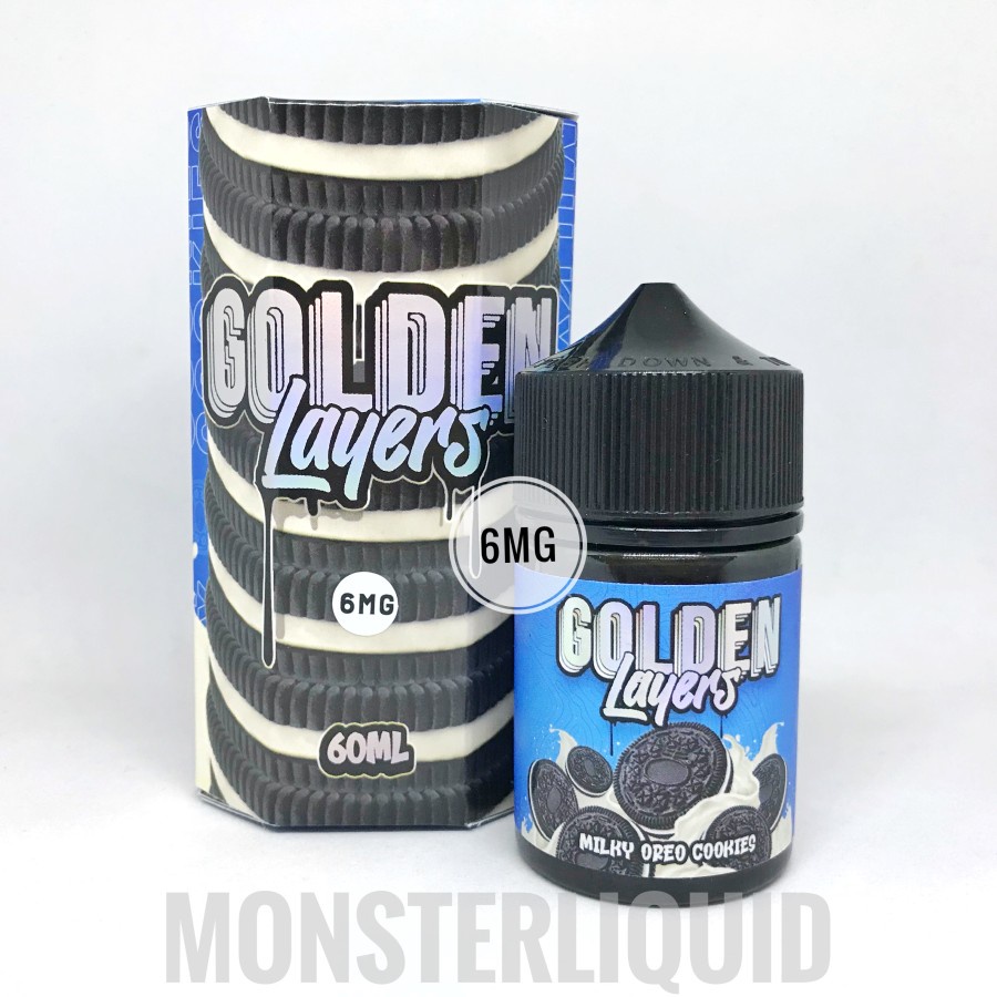 GOLDEN LAYERS V2 MILKY COOKIES BY TRILOGY 6MG 60ML