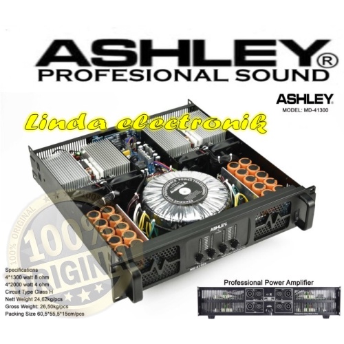 power ashley md41300 / md 41300 class h 4 x 1300 original