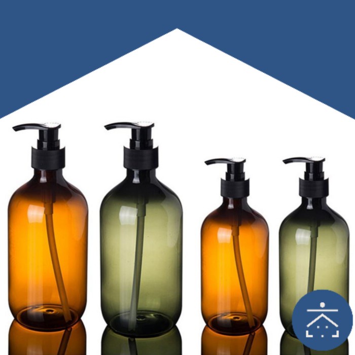 [Ready] Botol Sabun Cair Pump Lucu Travel Plastik Kotak Cuci Piring Kosong