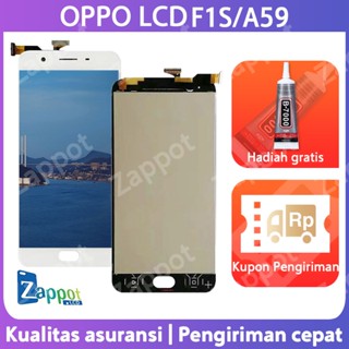 Jual ORI LCD TOUCHSCREEN OPPO F1S COMPLETE ORIGINAL PUTIH LCD OPPO A59