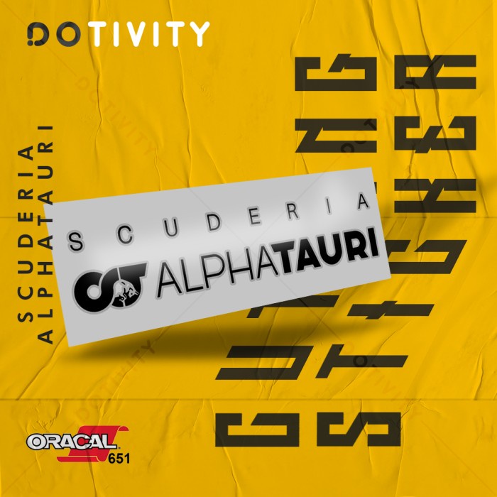 

Cutting Sticker SCUDERIA ALPHATAURI V4