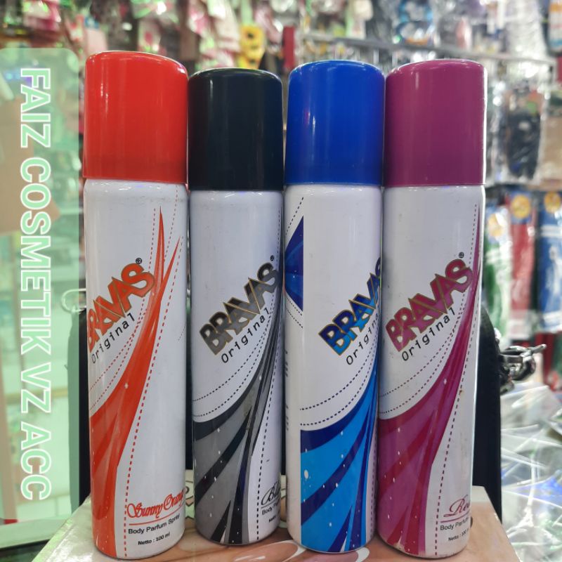 Minyak Wangi Bravas Body Parfum Spray 100ml