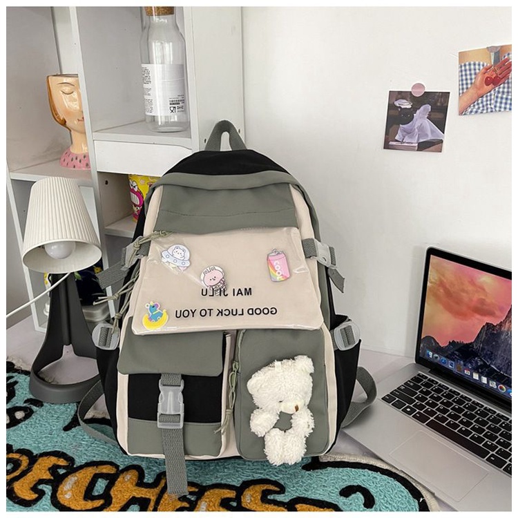 TAS RANSEL KOREA E4256 TAS RANSEL WANITA TAS RANSEL BACKPACK IMPORT