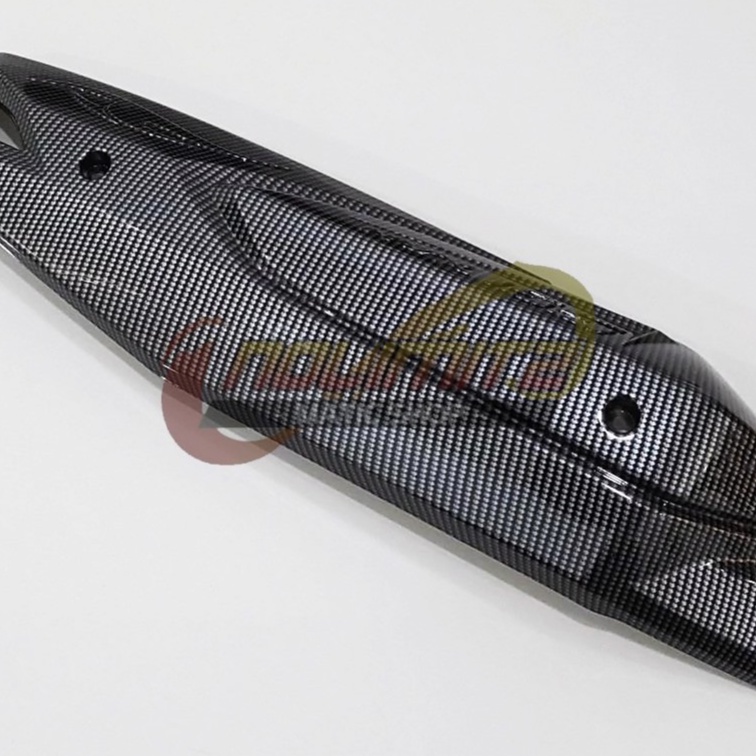 Cover Knalpot NEMO Carbon Tutup Pelindung Tameng Muffler Yamaha Aerox 155 OLD Lexi