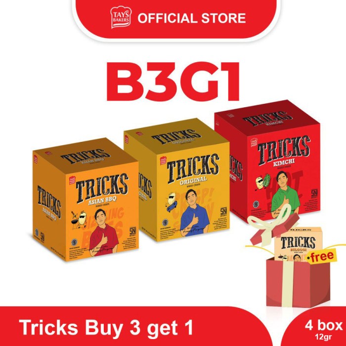 

NEW Tricks Baked Crisps Buy 3 Get 1 Free