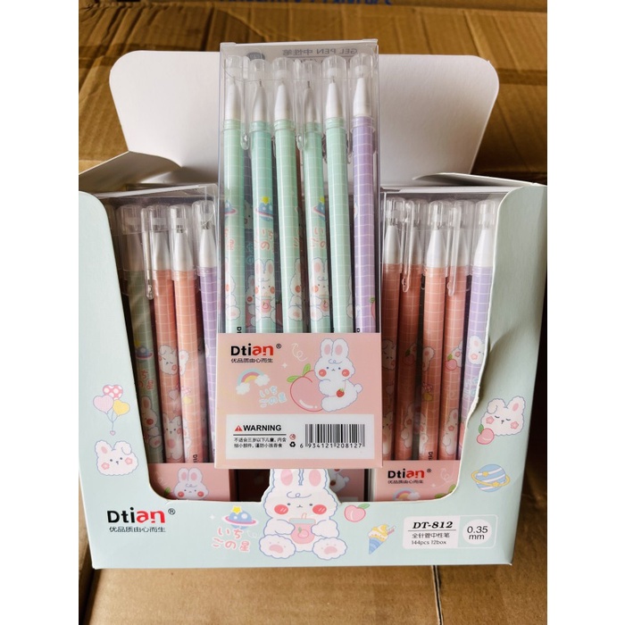 

pen gel motif peach rabbit isi 12 RATU.OS25
