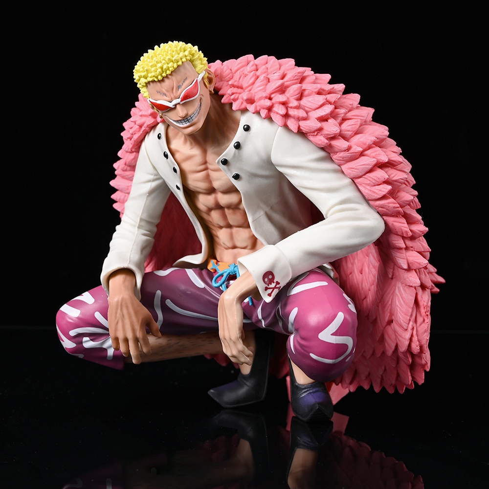 Mainan Action Figure One Piece Kepala Ganda Bahan PVC Ukuran 16cm Untuk Koleksi