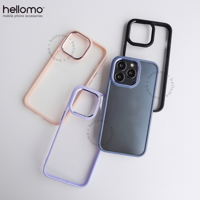 Steel Hybrid Case iPhone NeoHybrid Casing iPhone Chrome Premium Matte Bumper Case Acrylic Case Transparan