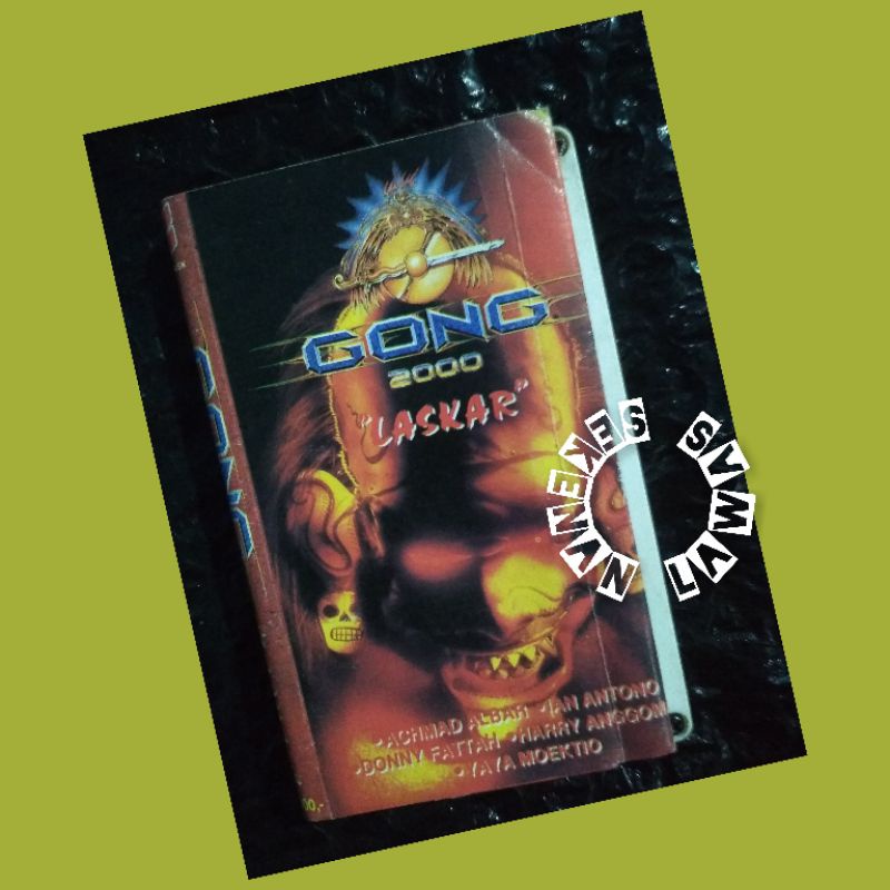 Kaset Pita Gong 2000 - Laskar (Cover Belakang Ada Sedikit Sobek)