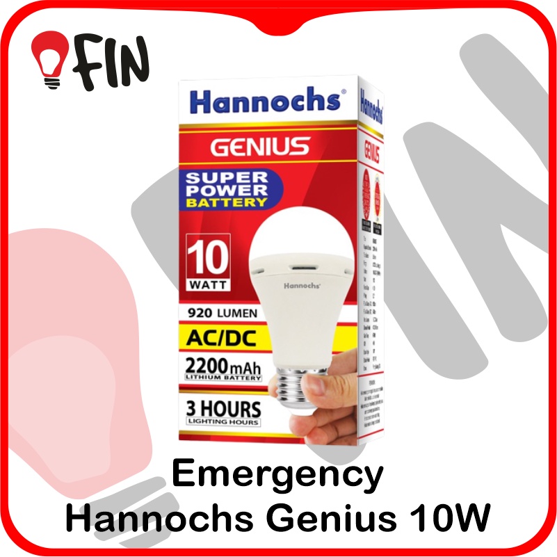 Lampu Emergency Hannochs Genius 10W