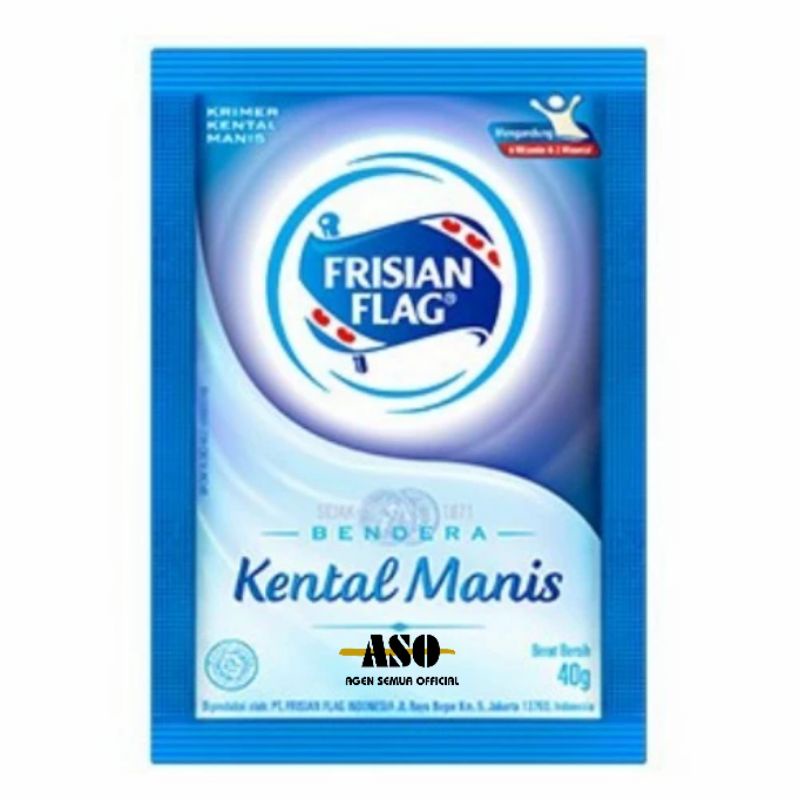 

FRISIAN FLAG SUSU KENTAL MANIS sachet / sak PUTIH