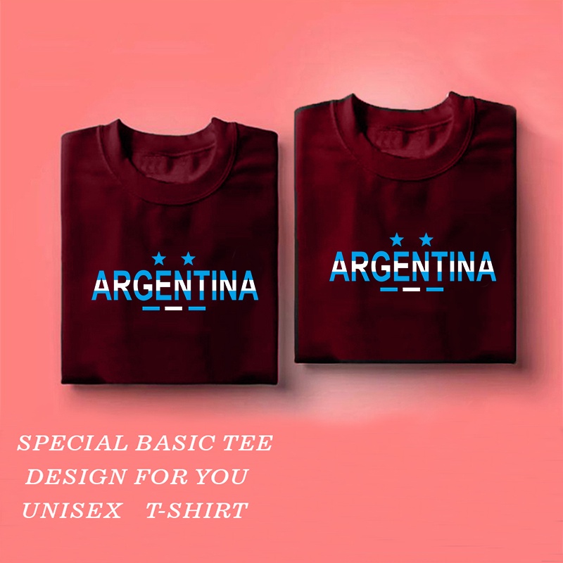 AS /  kaos distro motif ARGENTINA / kaos pria wanita / kaos pria / baju wanita / kaos wanita / baju pria / atasan / polos / atasan wanita / tshirt