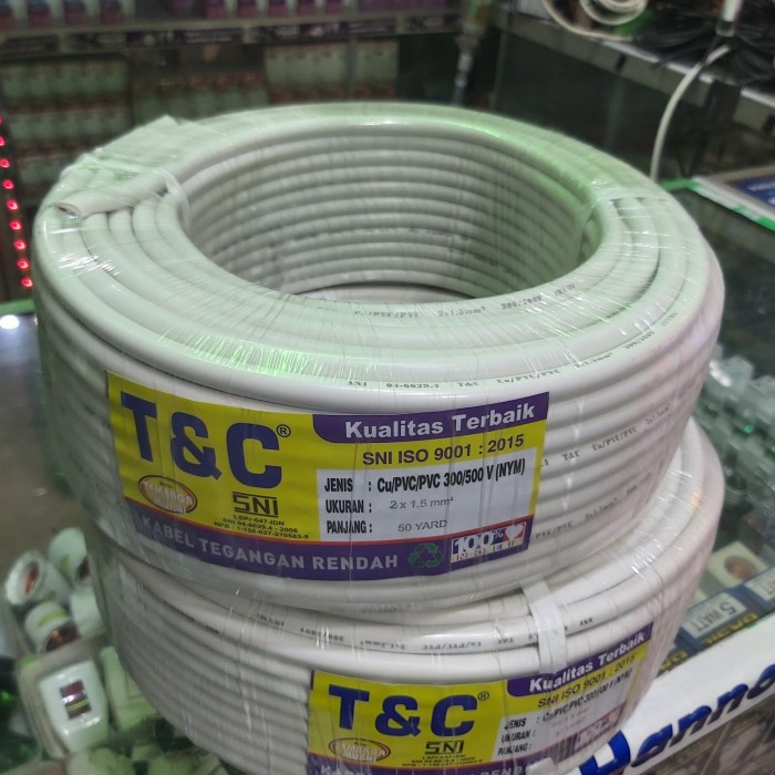 Kabel Nym 2X1,5X45M Merk Atlanta Sni. Cod