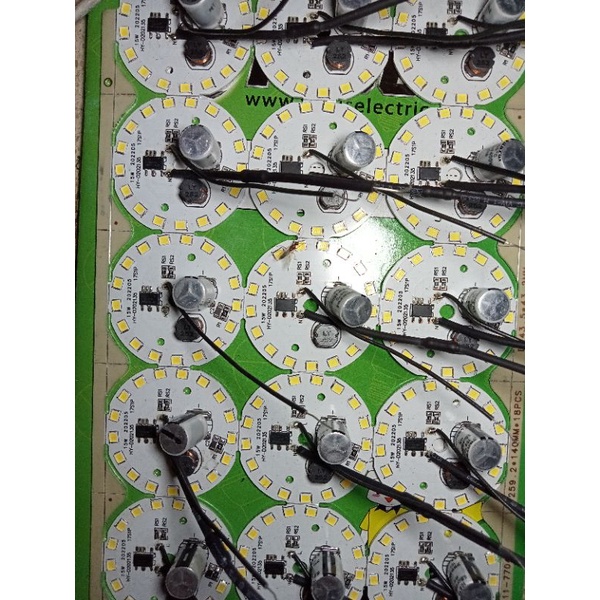 mesin LED AC 15w nyala terang