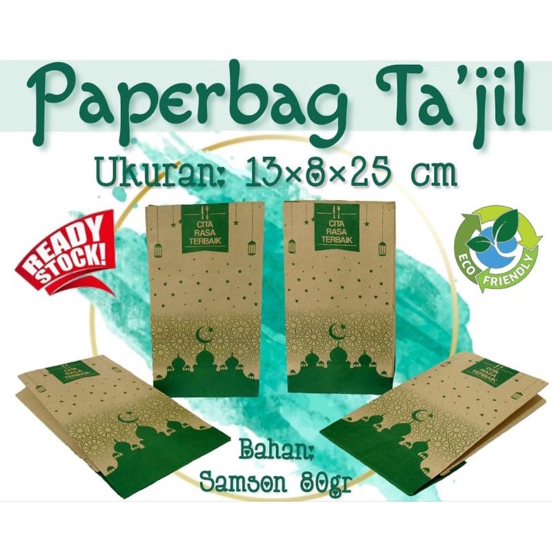 paper bag ta'jil/ paperbag oleh oleh haji dan umroh