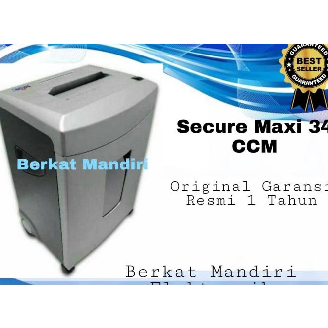Mesin Penghancur Kertas Secure Maxi 34Ccm