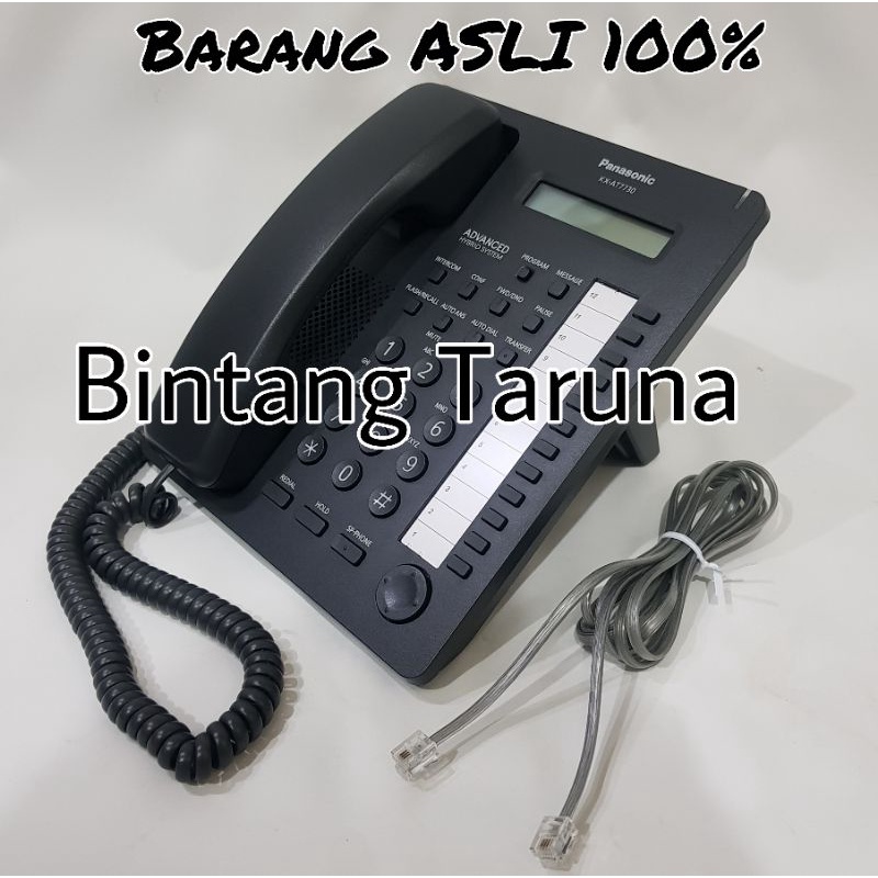 Telepon Digital Panasonic KX-T7730 Telepon Panasonic KX-T7730 (Hitam)