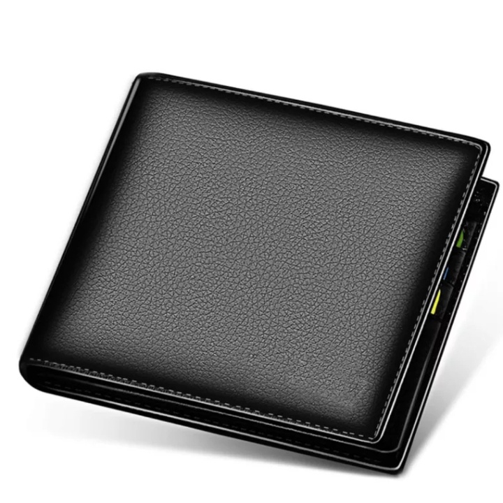 dompet pria kulit sintetis dompet lipat pria termurah + free box dompet