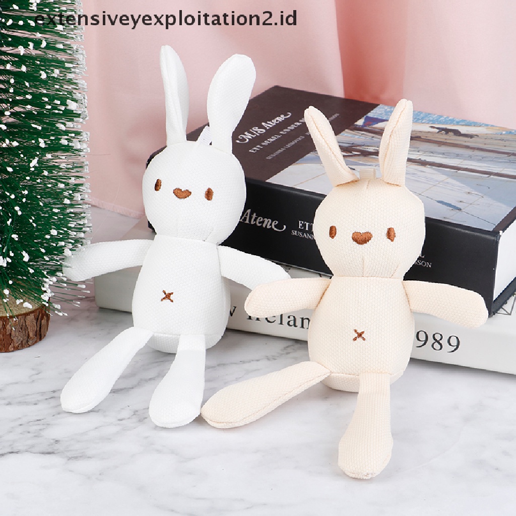 Mainan Boneka Stuffed Plush Kartun Hewan Kelinci Lucu 20cm