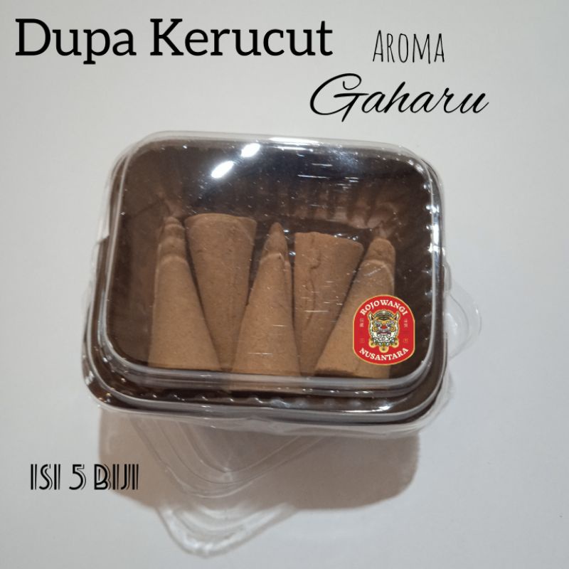 Original Dupa kerucut aroma gaharu isi 5biji