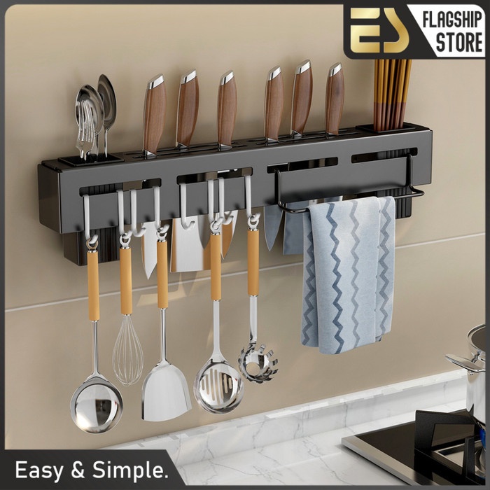 Tempat Sendok Es Rak Sendok Gantung Rak Peralatan Dapur Gantung Rak Pisau Gantung