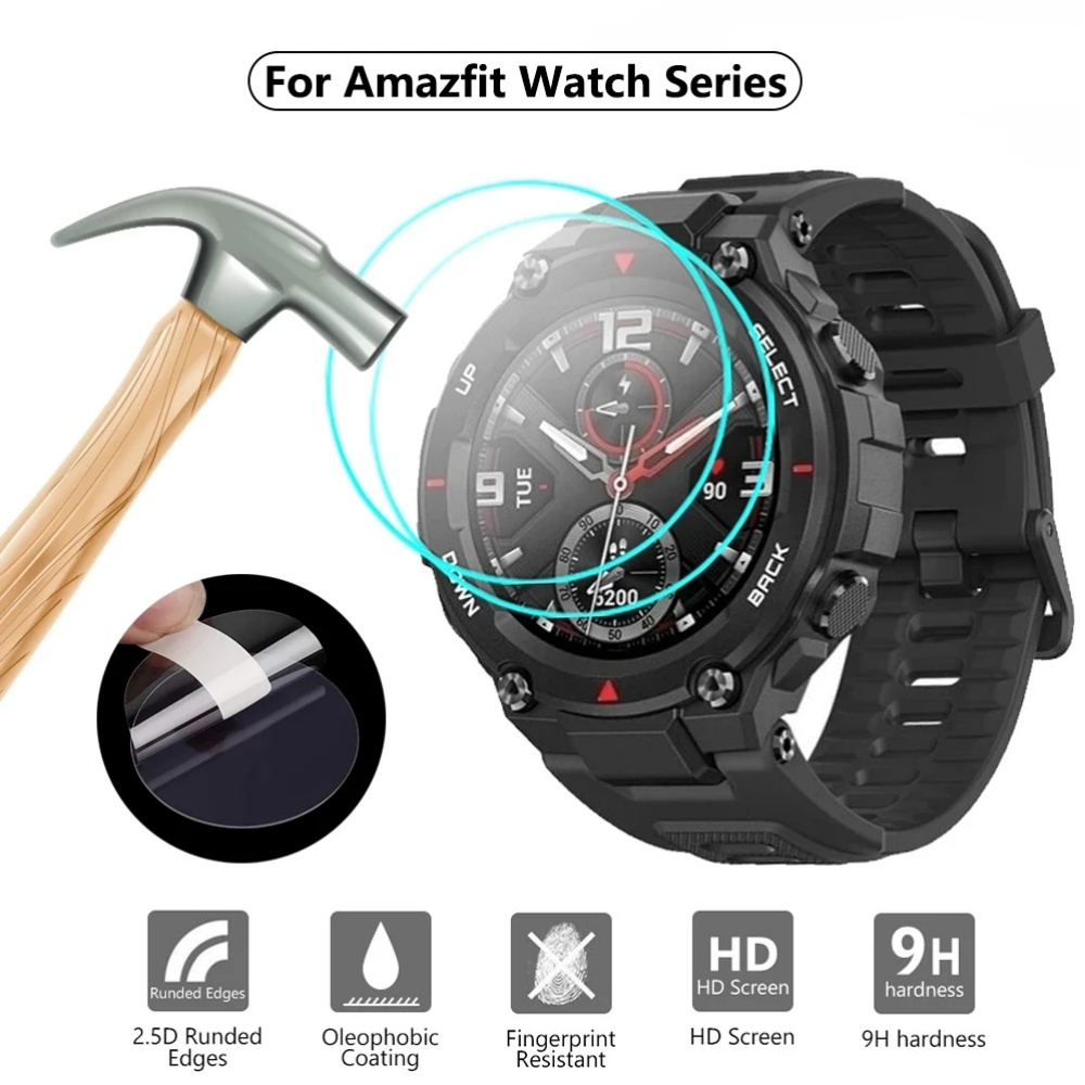 Tempered Glass Pelindung Lensa Kamera Smartwatch Amazfit T-Rex 2