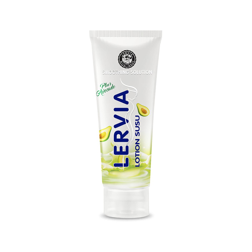 Lervia Lotion Susu Tube 100ml | Body Lotion Susu Honey Milk