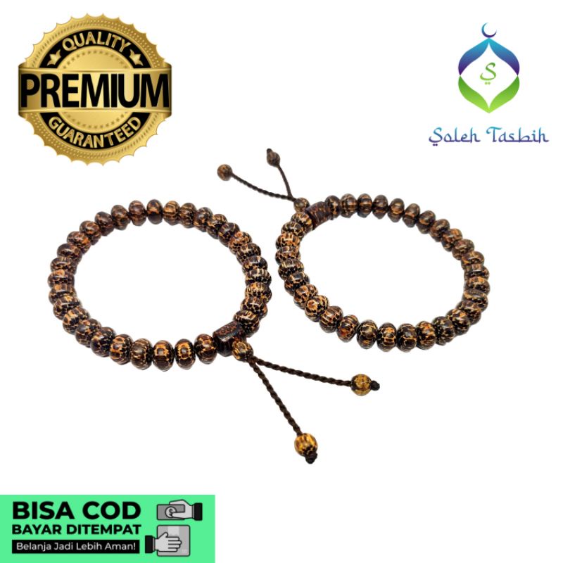 Gelang Liwung Macan Motif Pipih Size 6mmx9mm, Kayu Liwung Macan Nusantara