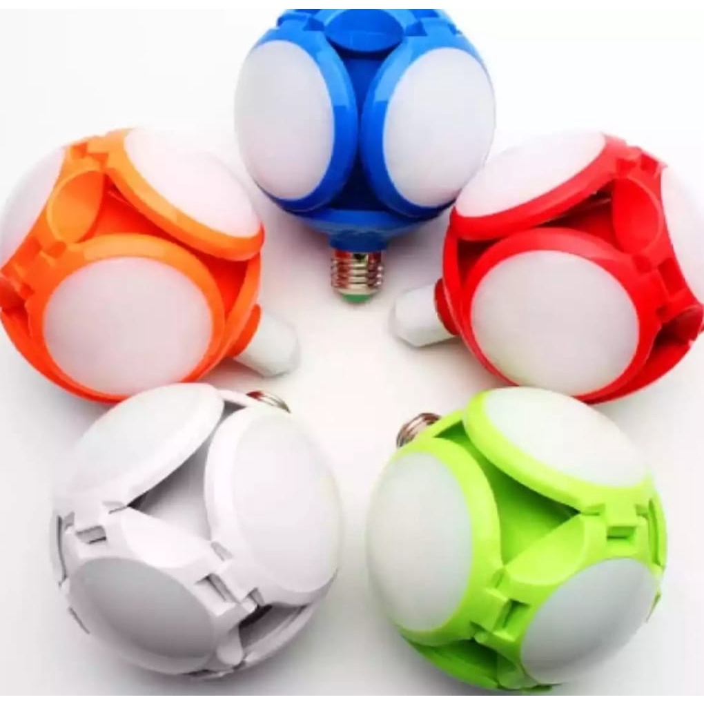 Lampu LED UFO 40 Watt Bohlam Dragon Ball 5 Sisi-Lampu Bola Football UFO Bubble E27 Cahaya LED Putih