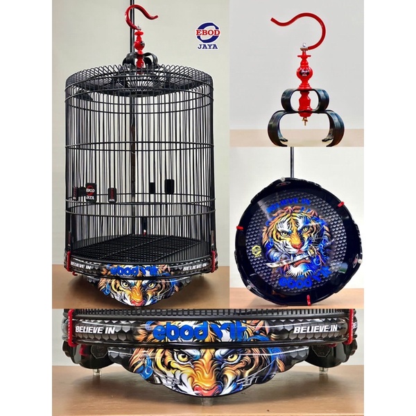 SANGKAR KANDANG MURAI EBOD DECAL NEW VIT NO 2