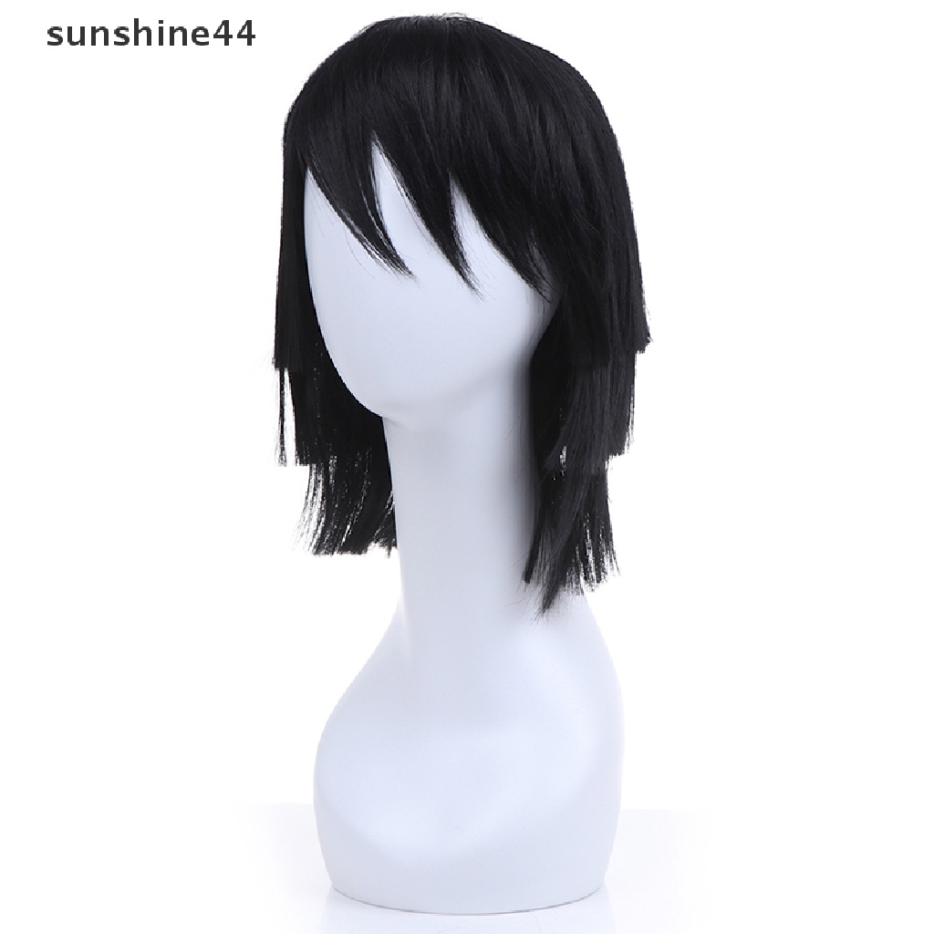 Sunshine Wig / Rambut Palsu Anime Demon Slayer Kimetsu No Yaiba Iguro Obanai Untuk Cosplay