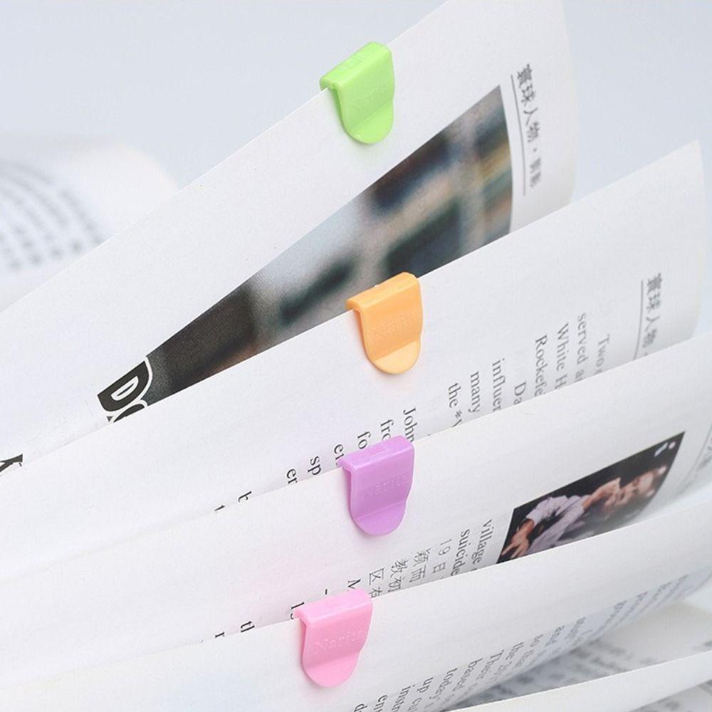 Klip Penjepit Kertas Agustina 10/20pcs Klip Fixing Sekolah File Index Siswa Album Dokumen Staples
