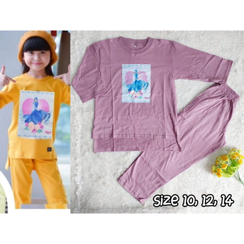 SET CEL COMBED ANAK Barbie// Setelan Anak Combed 20s// Setelan Olahraga