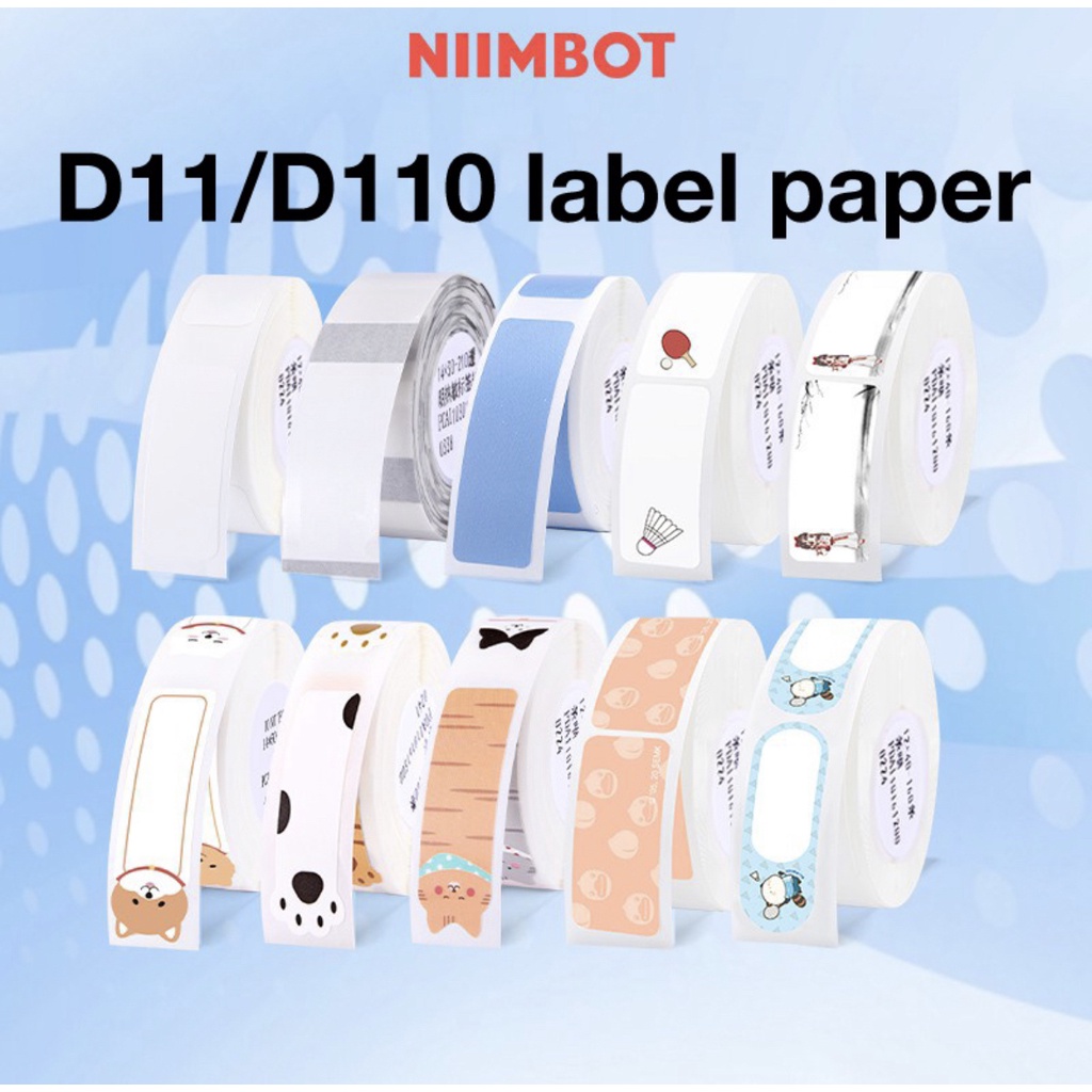 Niimbot label thermal printer label roll refill label