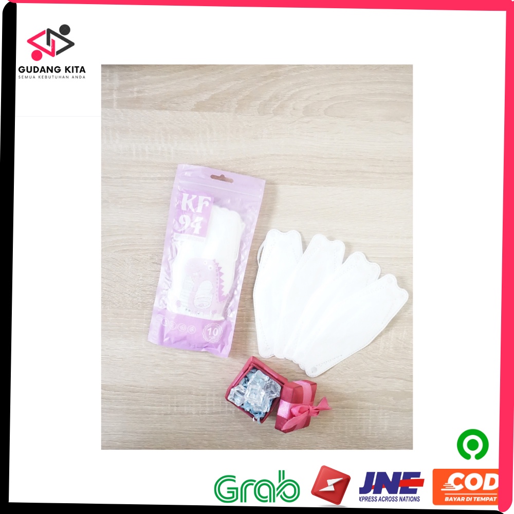 KF94 4PLY MASKER ANAK EZY CARE / MASKER KF94 ANAK WARNA PUTIH Y&B