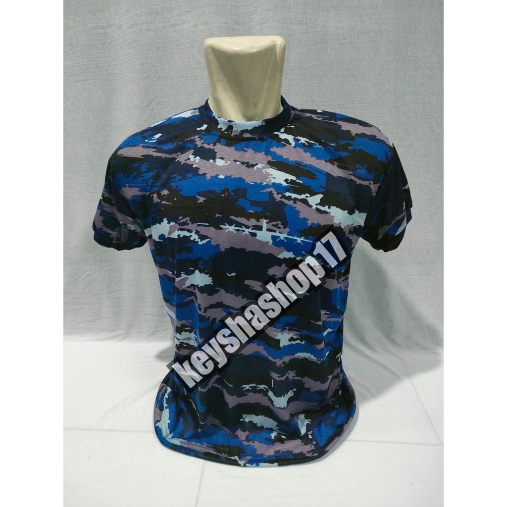 Kaos TNI AU || Kaos loreng TNI AU