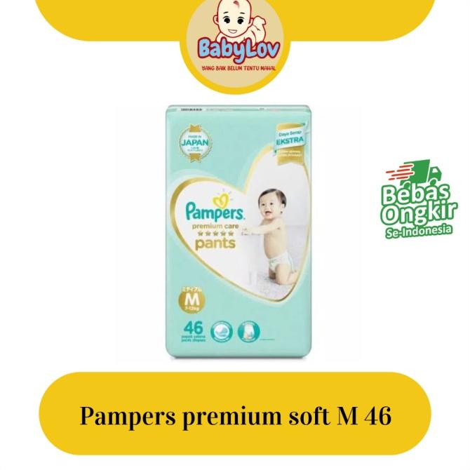 Terlaris Pampers Premium Soft M68 L62 Xl54 M 68 L 62 Xl 54 Kmn01