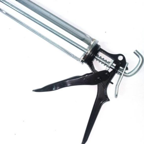 

PAKET GUN+SILICONE SEALANT NETRAL /NON ASAM OUT DOOR IN DOOR USE - Bening Clear