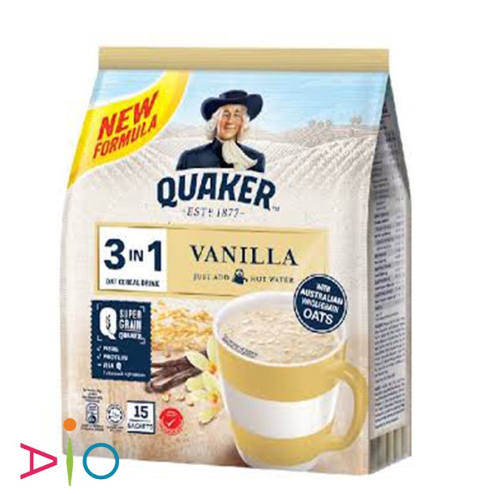 

Sereal Quaker 3 In 1 Vanilla Malaysia