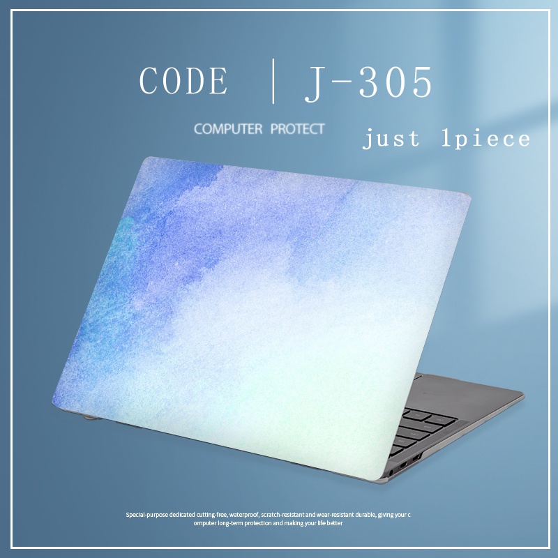 1pc Universal Bebas Potong (COD) Stiker Laptop Notebook Pelindung Cover Skin Untuk Semua Ukuran MacBook