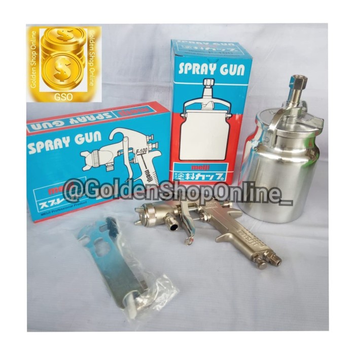 Spray Spray Gun F100 Meiji Tabung Bawah