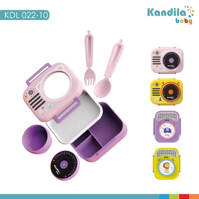 KANDILA LUNCH BOX WITH FORK &amp; SPOON - 680ML / KDL 022-10