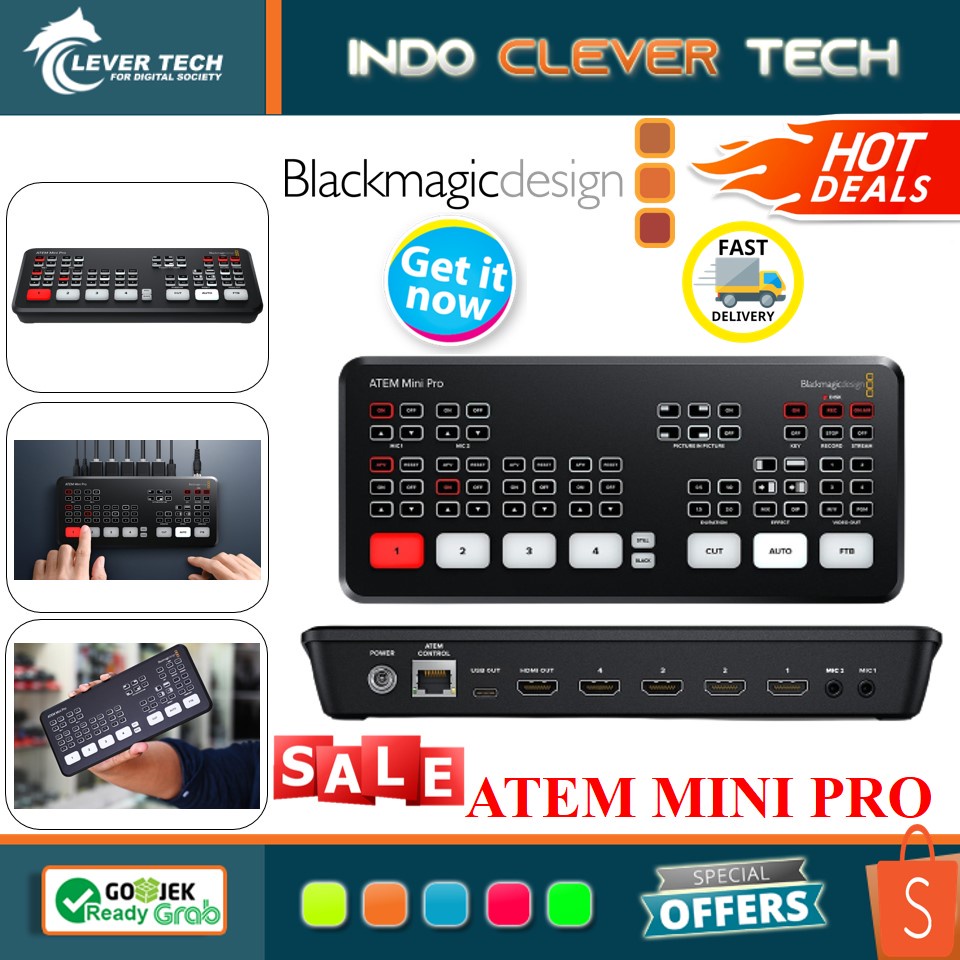 Blackmagic Design ATEM Mini Pro HDMI Live Stream Switcher