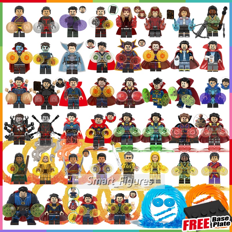 Mainan Action Figure Doctor Strange Minifigures Kuno One Kaecilius Wong Baron Mordo Scarlet Witch 50 Tipe Untuk Hadiah