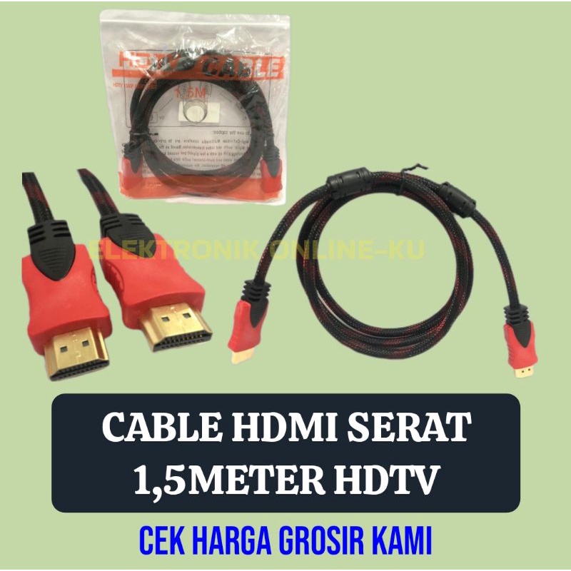 CABLE HDMI 1,5METER SERAT HDTV