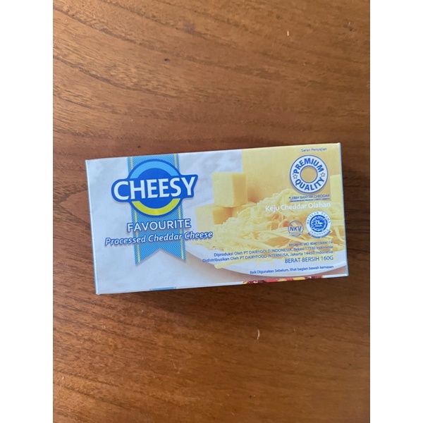 

Cheesy Favourite 160 gr cheese keju parut 160gr Cheddar