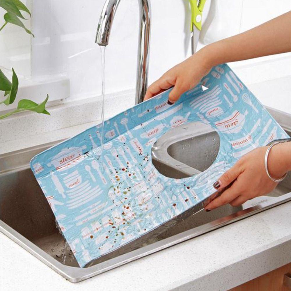 [Elegan] Tatakan Kompor Gas Tahan Suhu Tinggi 2buah Peralatan Masak Aksesoris Dapur Aluminium Foil Insulation Pad