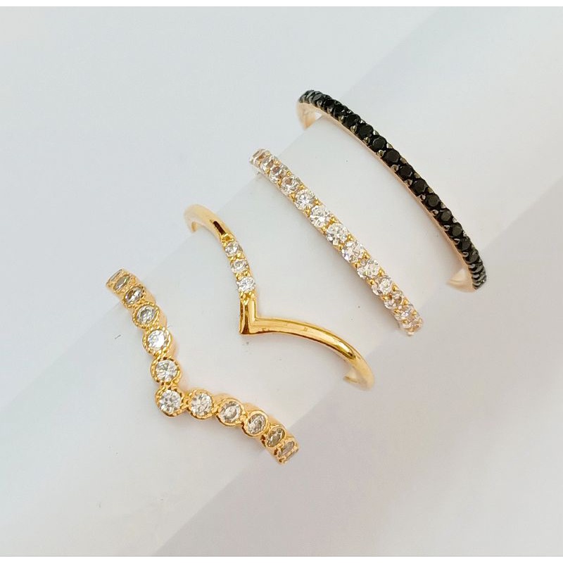 Cincin listring gold kadar 375%/8k