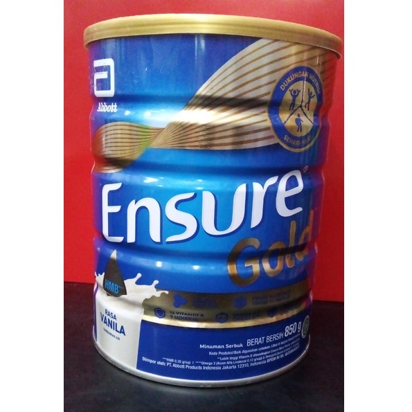 ENSURE GOLD VANILA 850GR