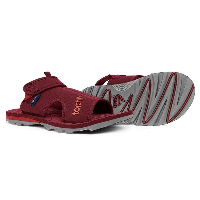 Torch Sandal Arrafa-Burgundy